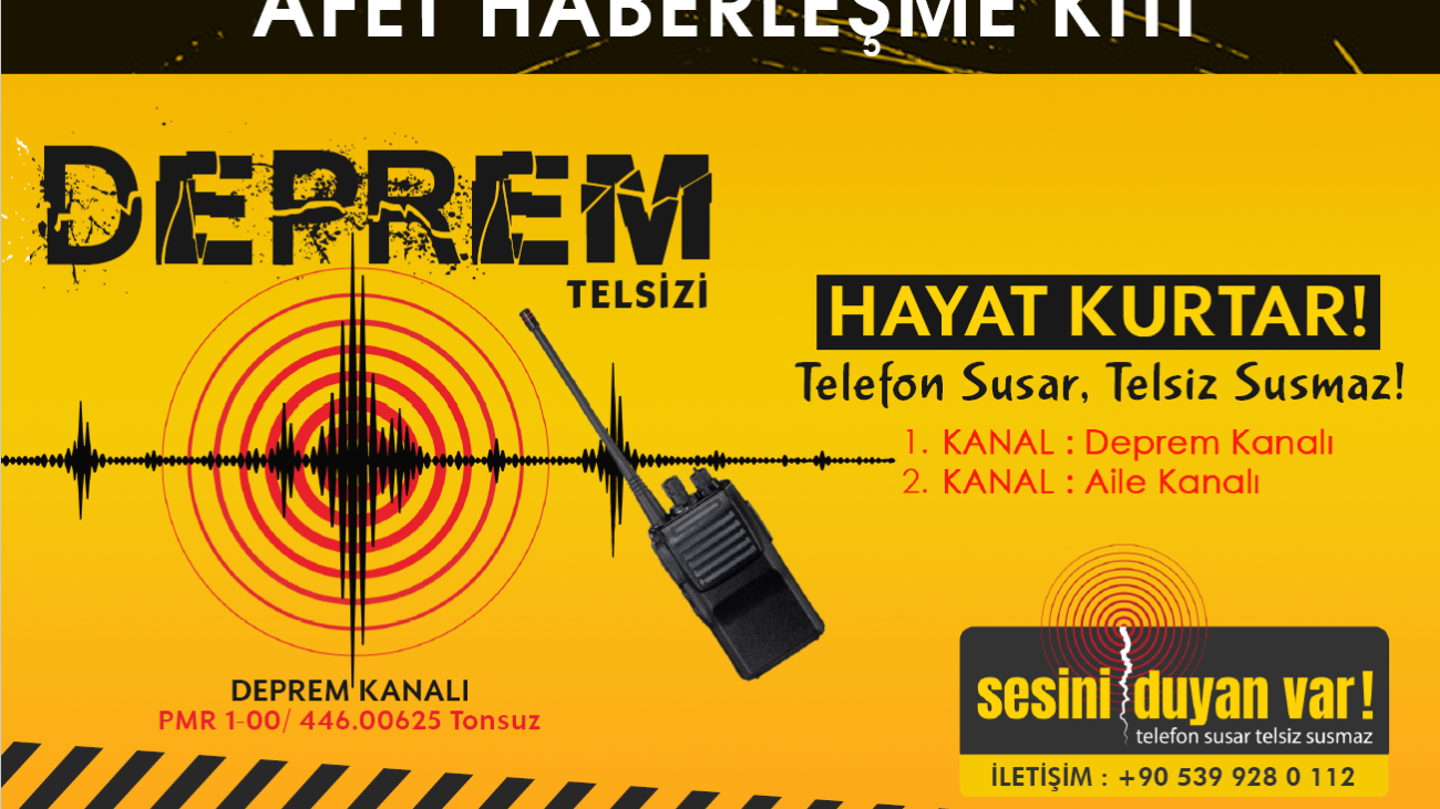 afet-haberlesme-kiti